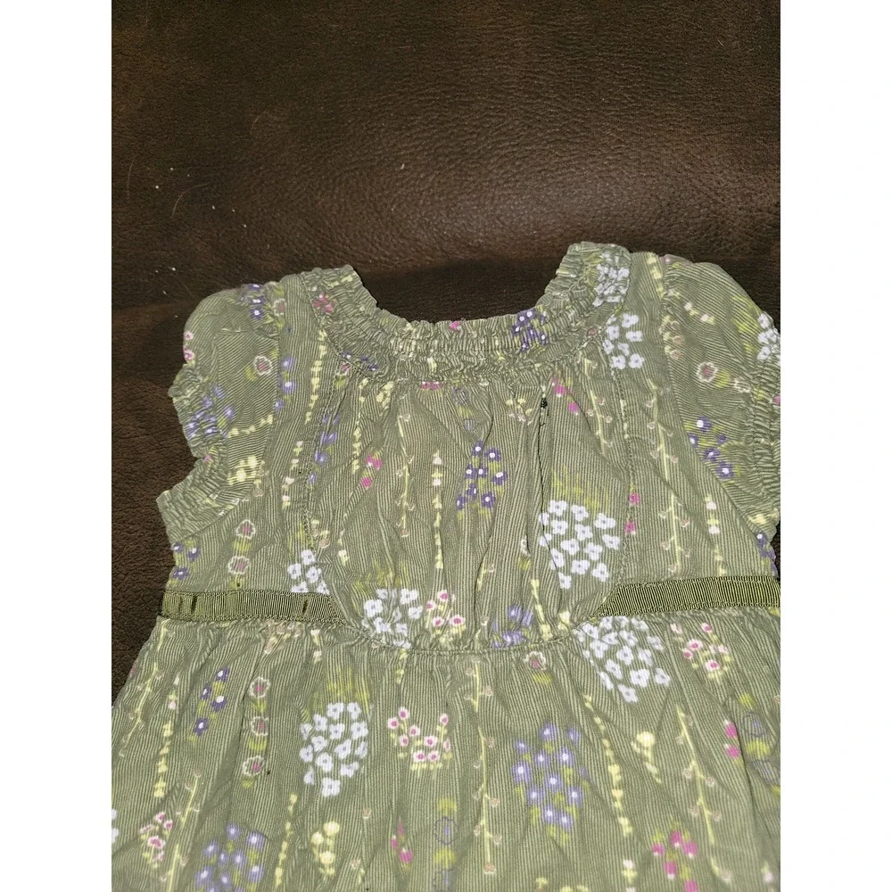 Gymboree royal gardens floral corduroy dress‎ size 3t